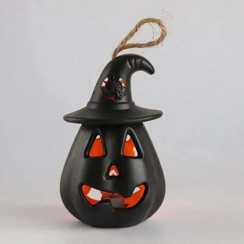 2-Pack: LED Lamp Halloween Pumpkin Light