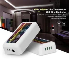 2.4GHz RF 4-Zone Dual Tone Strip Light Control Unit