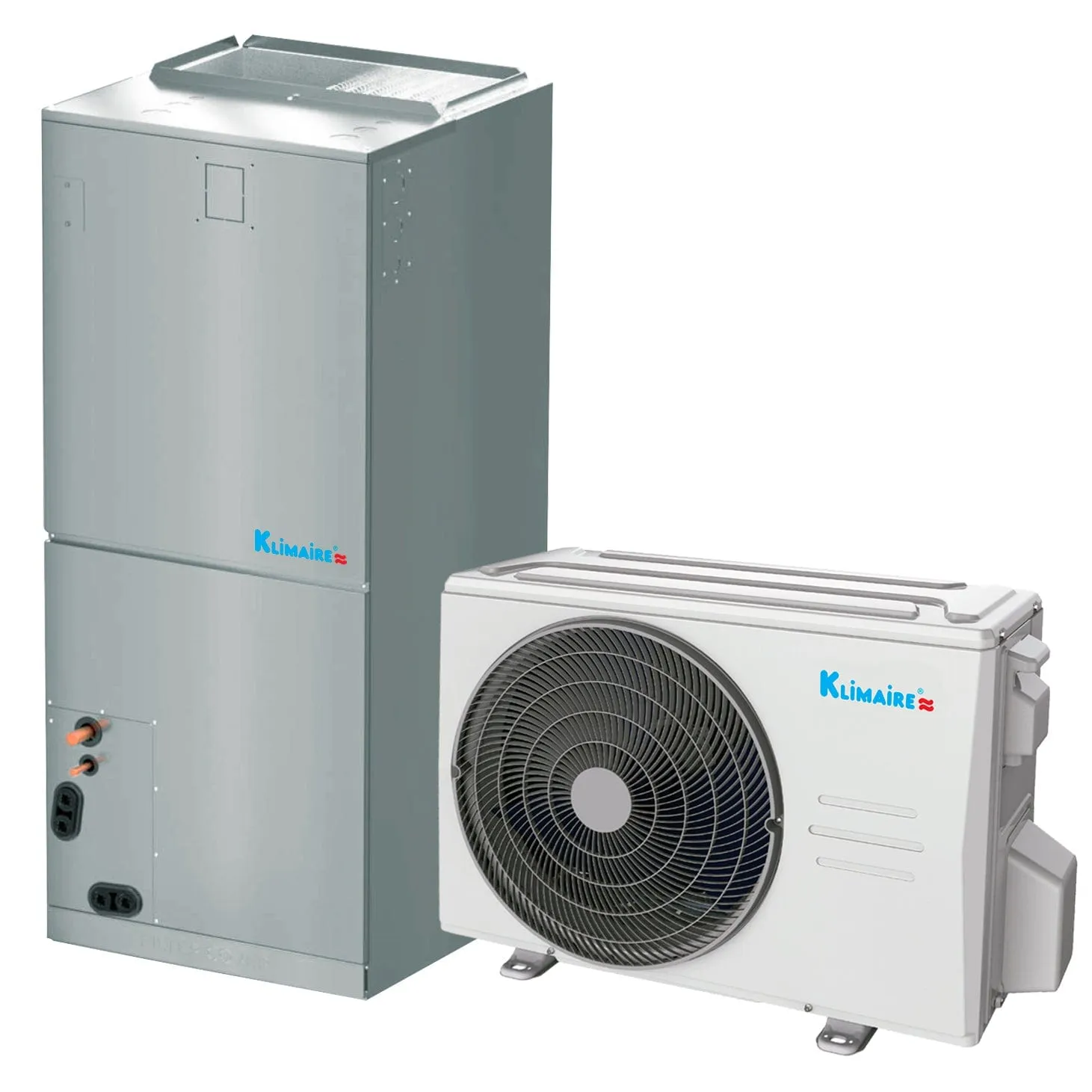 2.5 Ton Klimaire 16.2 SEER2 Central Ducted Split Hyper Heat Pump AC System