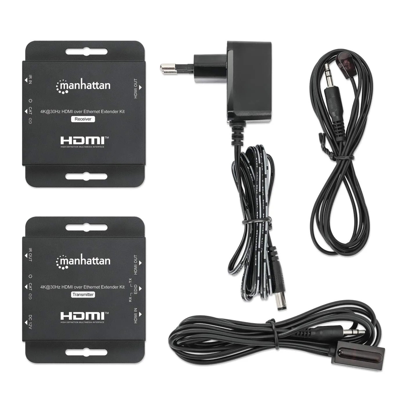 4K@30Hz HDMI over Ethernet Extender Kit