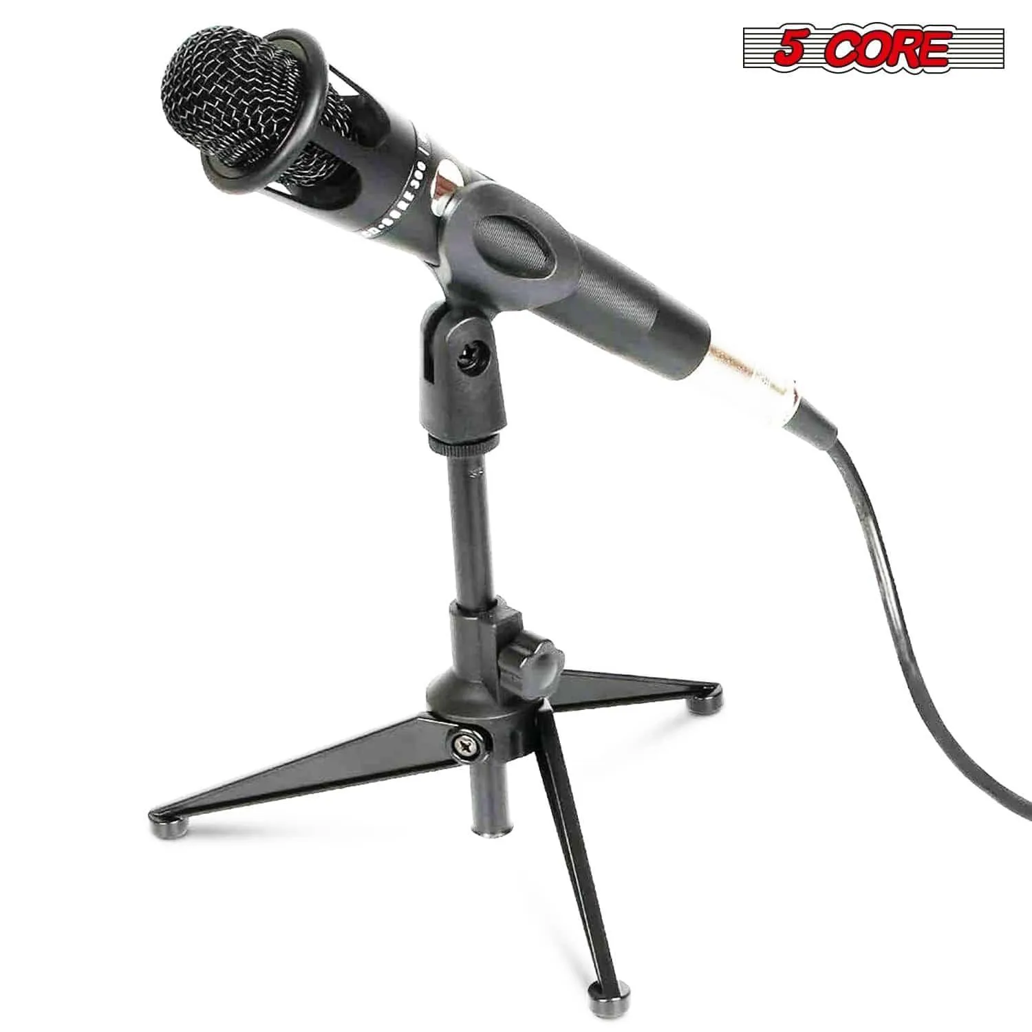 5Core Microphone Stand Tripod Mic Stand Universal Adjustable Desk