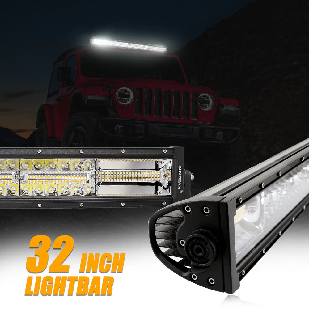 6 Modes Series 22 Inch/30 Inch/42 Inch/50 Inch White&Amber LED Light Bars