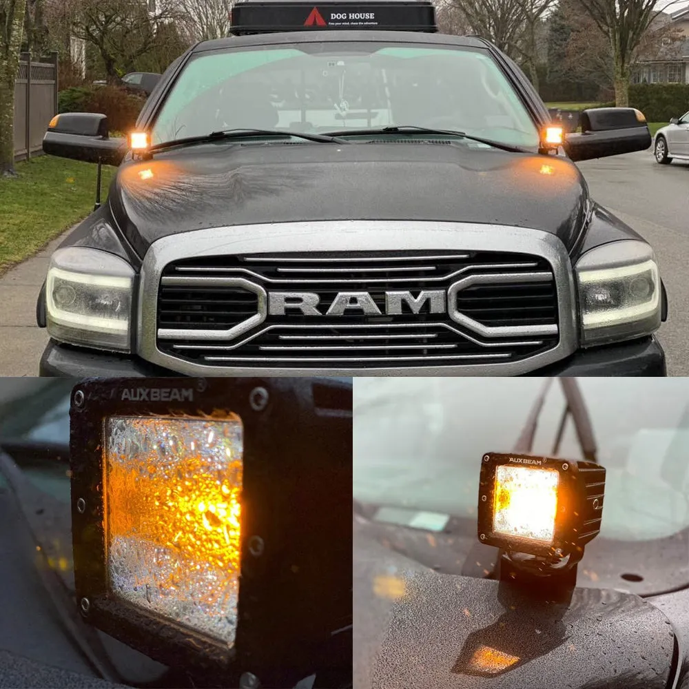 6 Modes Series 3 Inch/4Inch/7Inch/12Inch/20Inch White&Amber LED Light Bar