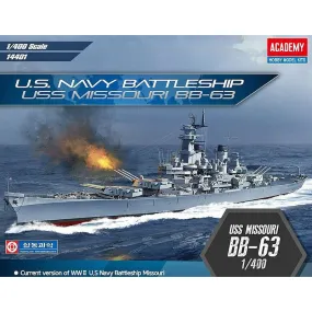 ACADEMY 1/400 USS Missouri BB-63