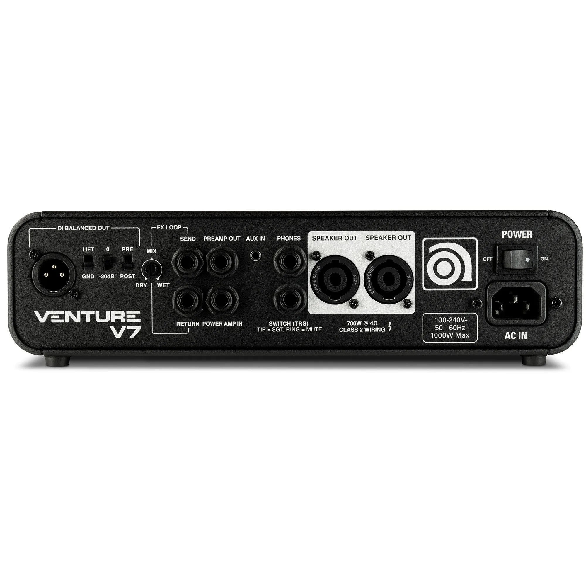 Ampeg Venture V7 Bass Amplifier Head