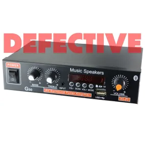 Archer AV Surround Tuner Analog Amplifier for Music Speakers - Black