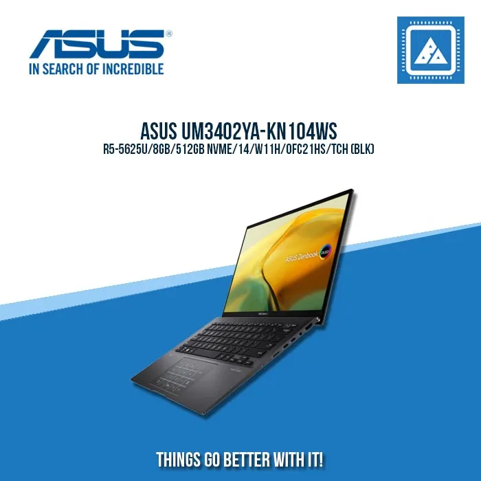 ASUS UM3402YA-KN104WS R5-5625U/8GB/512GB NVME | BEST FOR STUDENTS AND FREELANCERS