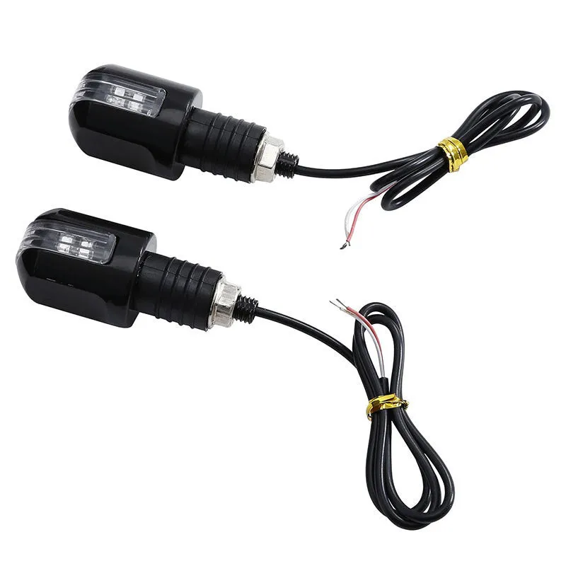 Attitude Inc LED Lights Turn Signals Indicators, Suit Harley, 22mm Handlebar Bar End, Set