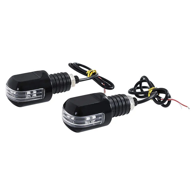 Attitude Inc LED Lights Turn Signals Indicators, Suit Harley, 22mm Handlebar Bar End, Set