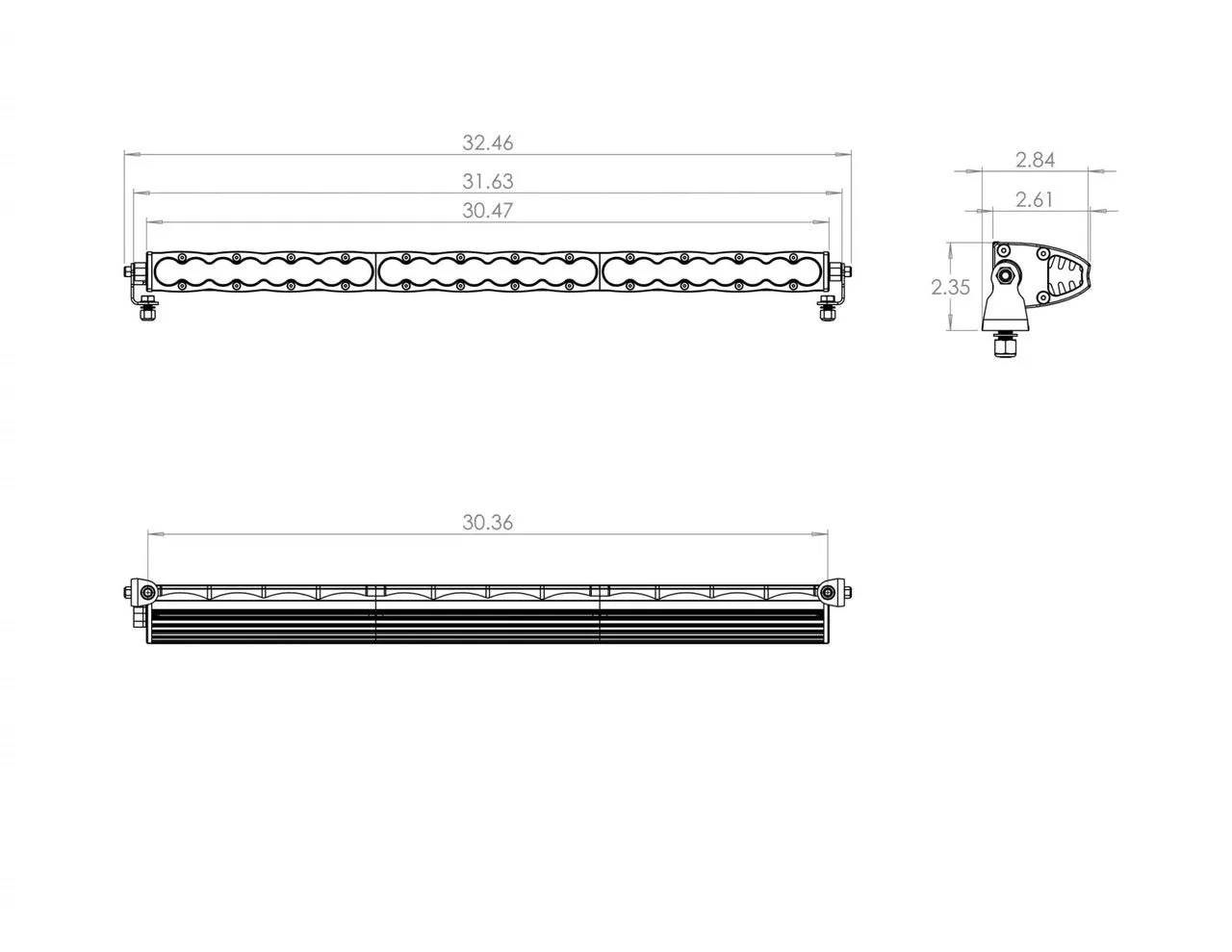 Baja Designs S8 Straight LED Bar 30"