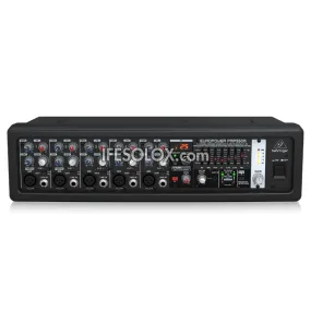 Behringer EUROPOWER PMP550M 5-Channel Powered Mixer with Klark Teknik Multi-FX Processor, Wireless Option - Brand New