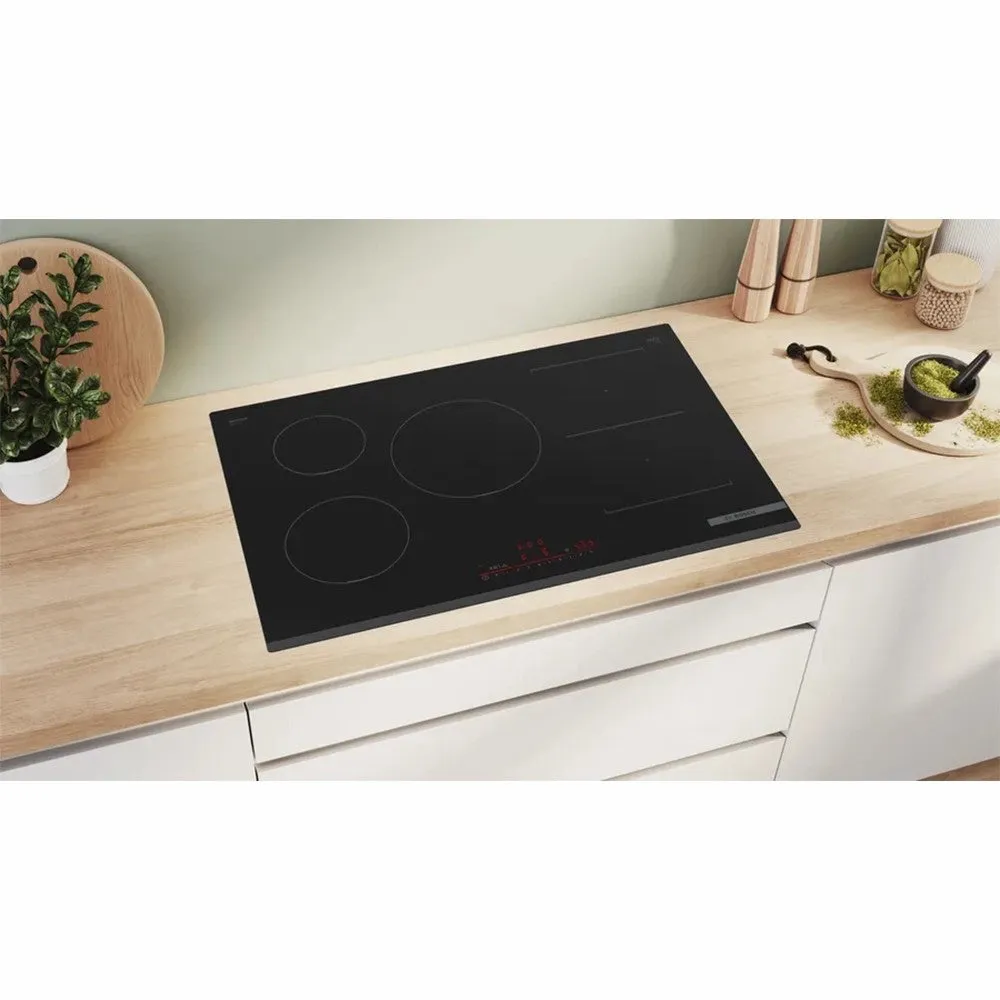 Bosch Series 6 80CM Induction Hob - Black | PVW831HB1E