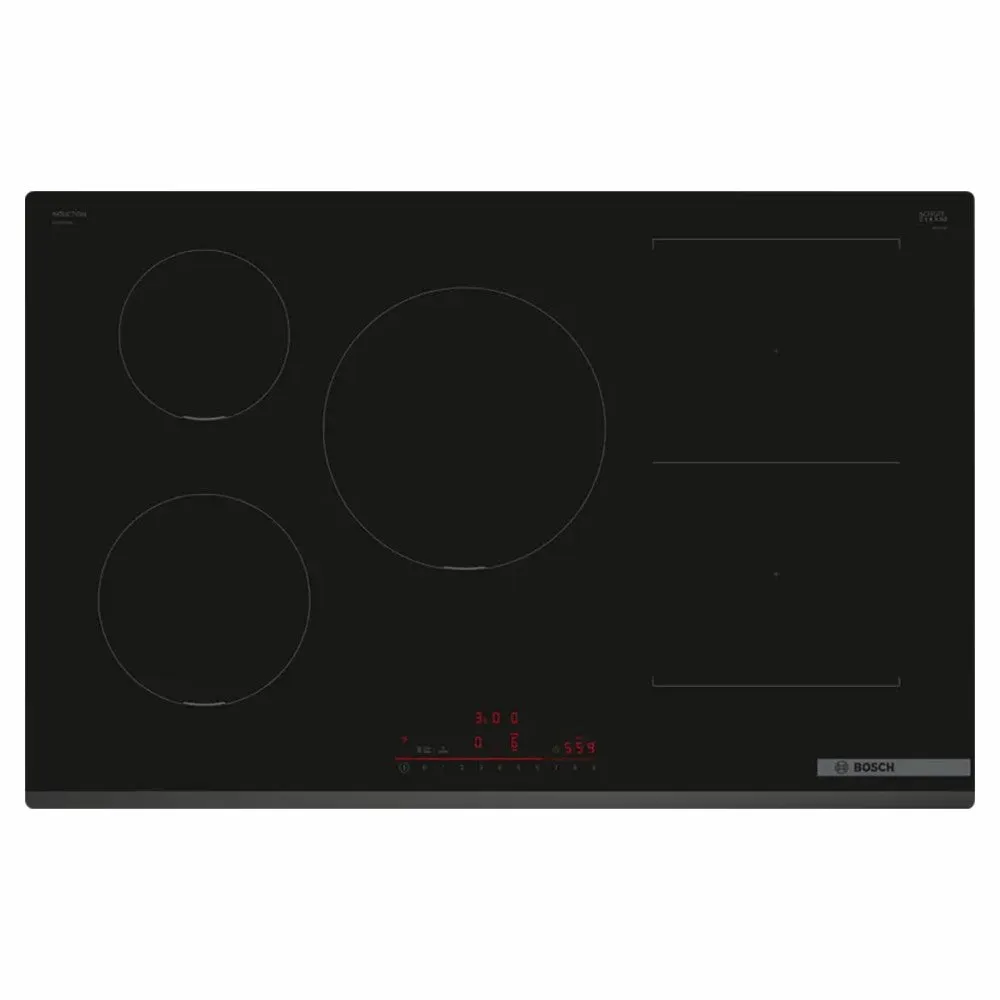 Bosch Series 6 80CM Induction Hob - Black | PVW831HB1E