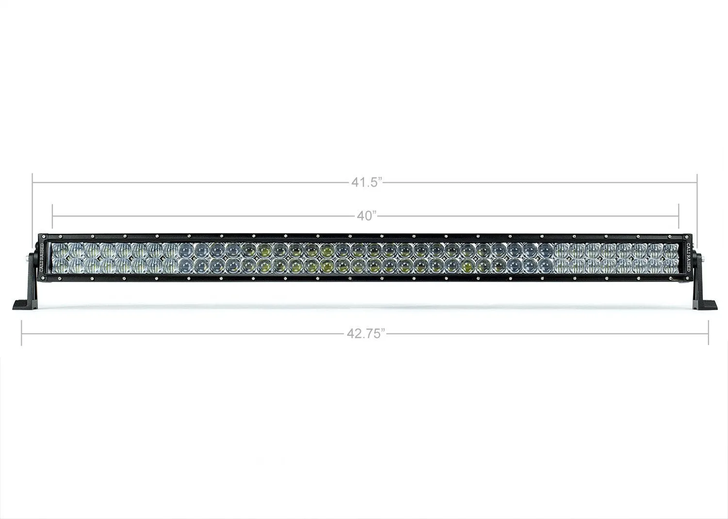 Cali Raised LED 42" Dual Row 5D Optic OSRAM LED Bar