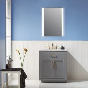 Cosenza Rectangle Frameless Modern LED Bathroom Vanity Mirror