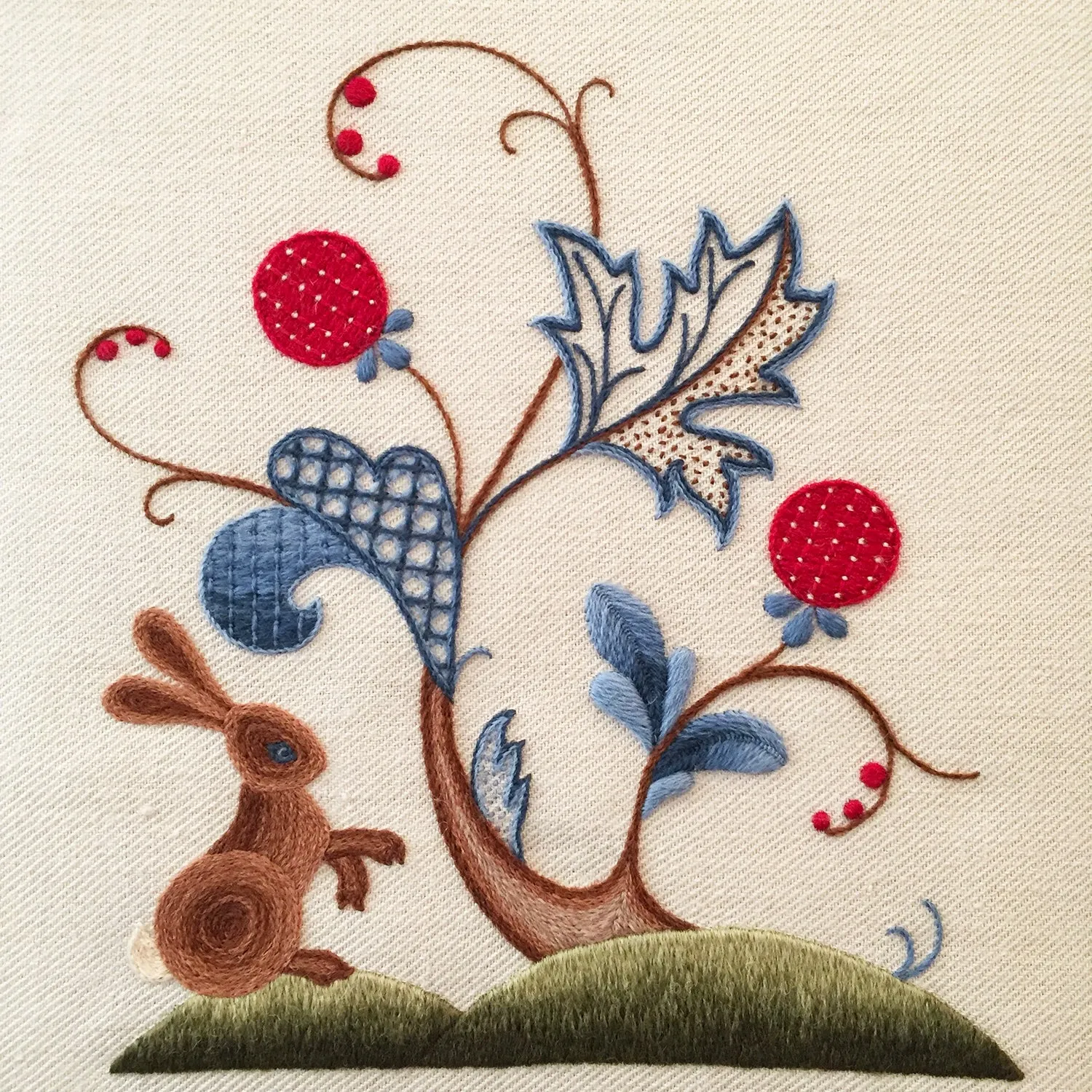 Crewel Embroidery Kit A Rabbit Summer