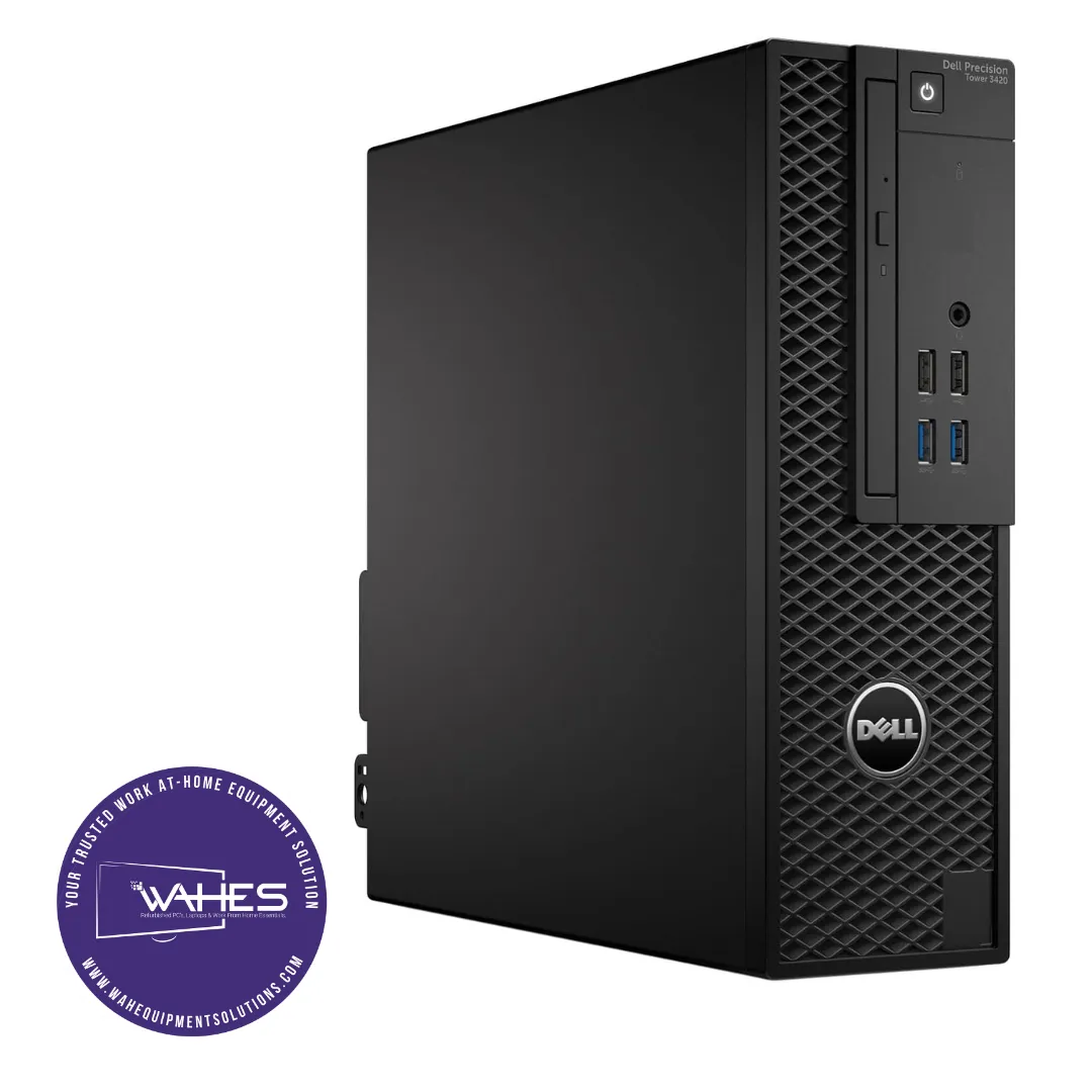 Dell Precision 3420  Refurbished GRADE A Desktop CPU Tower ( Microsoft Office and Accessories): Xeons |8gb ram| 128GB SSD|WIN 11 PRO|Call Center Work from Home|School|Office