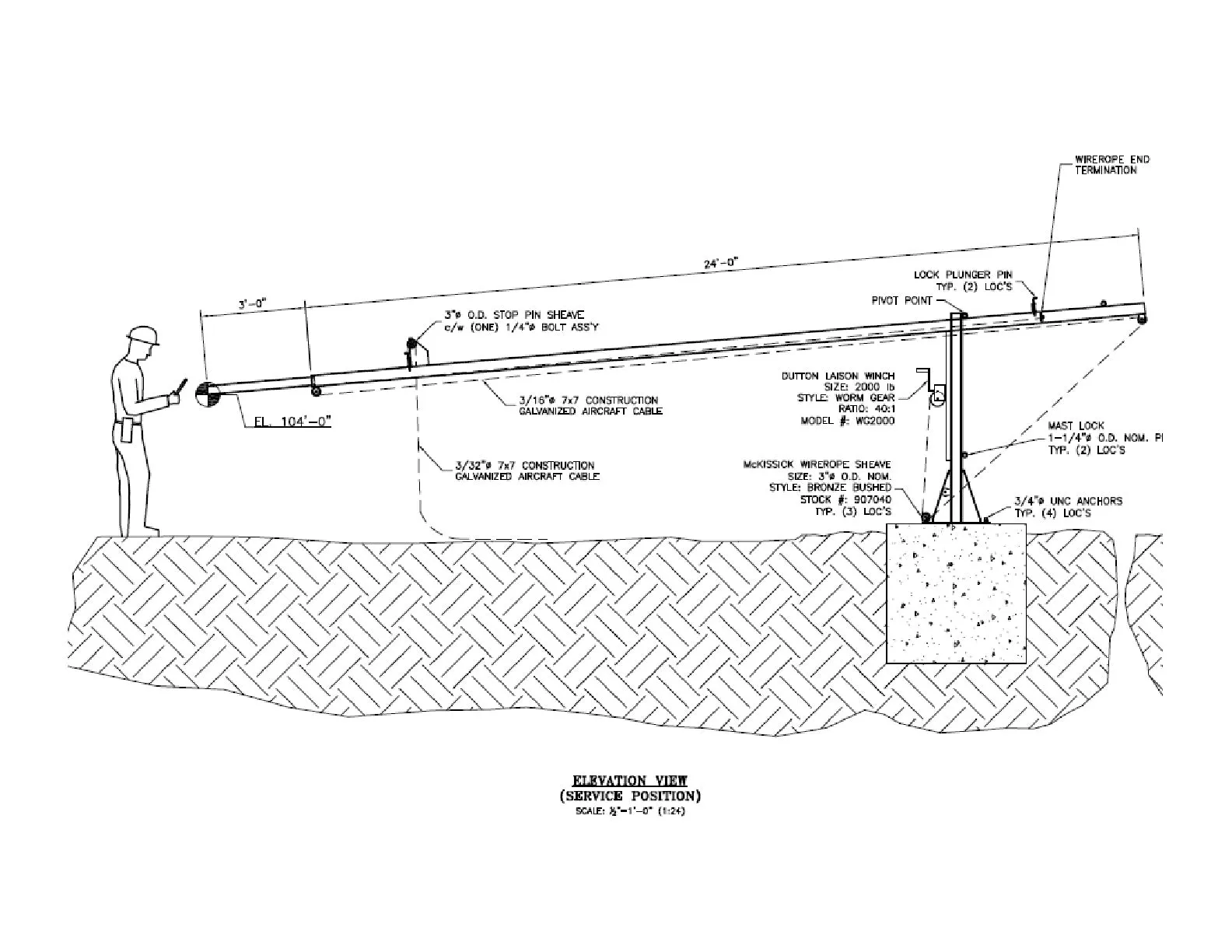 Free Standing Crank Up Tower plans For Wind Turbine and Ham Radio Antenna