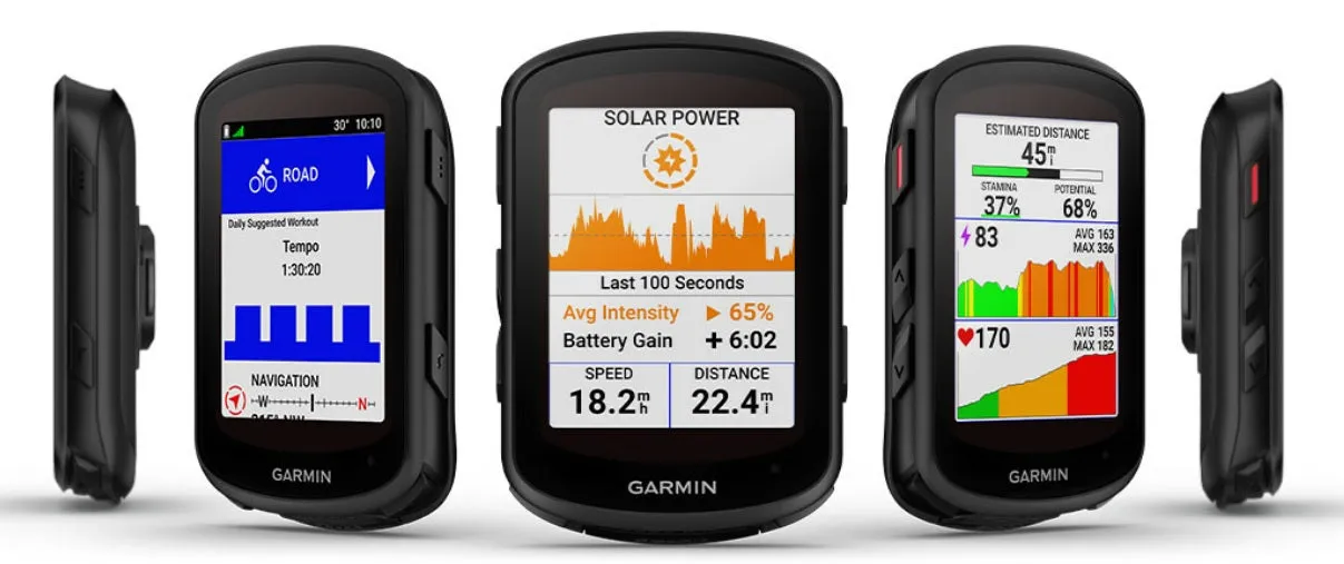 Garmin Edge 840 Solar GPS Touchscreen Cycling Computer