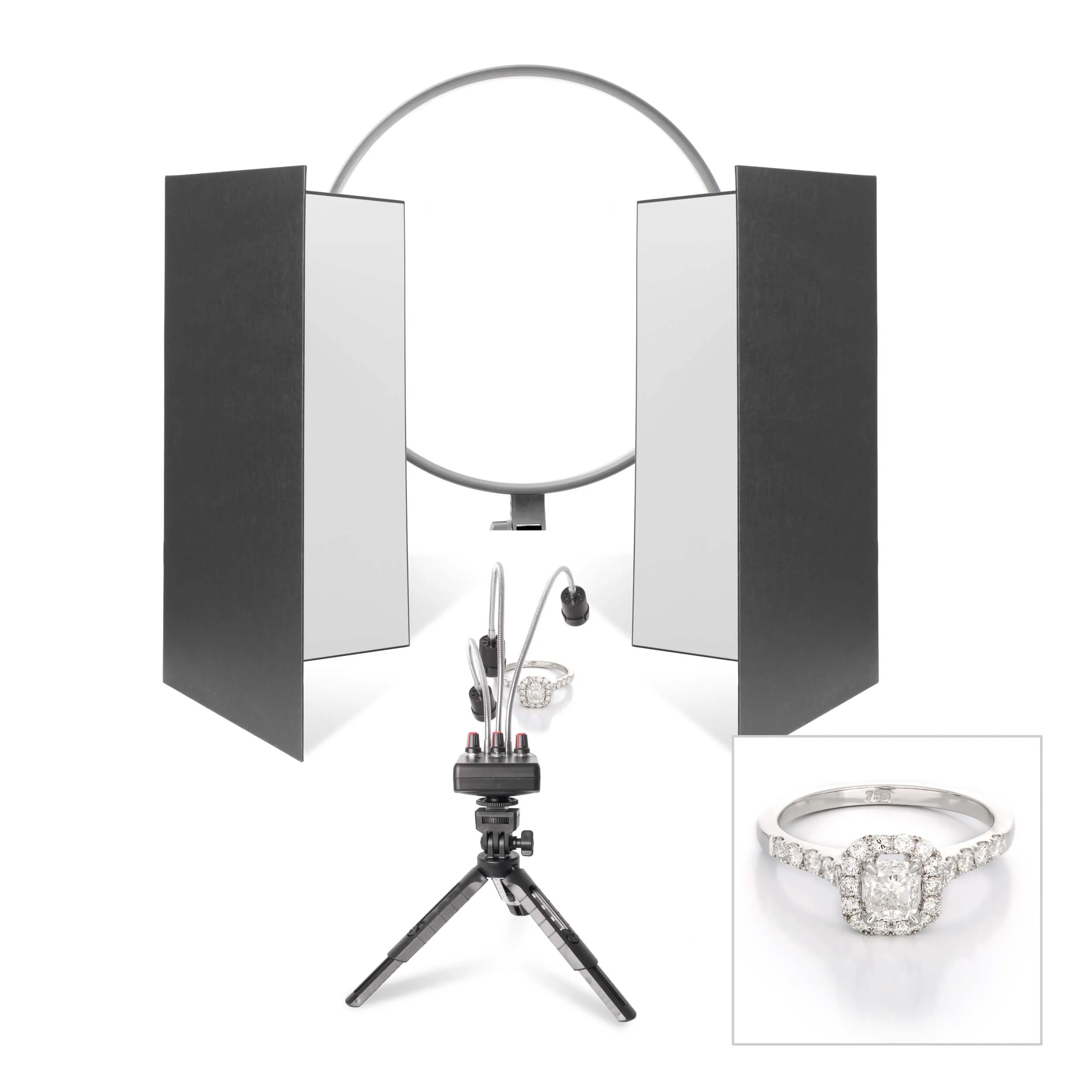 GLOWPAD450S Gemstone Jewellery Photography Lighting Kit