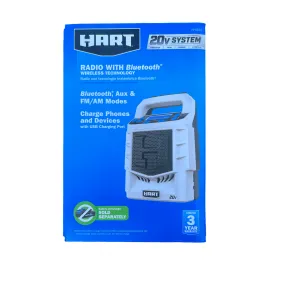 HART 20V Cordless Bluetooth Radio (Tool Only)