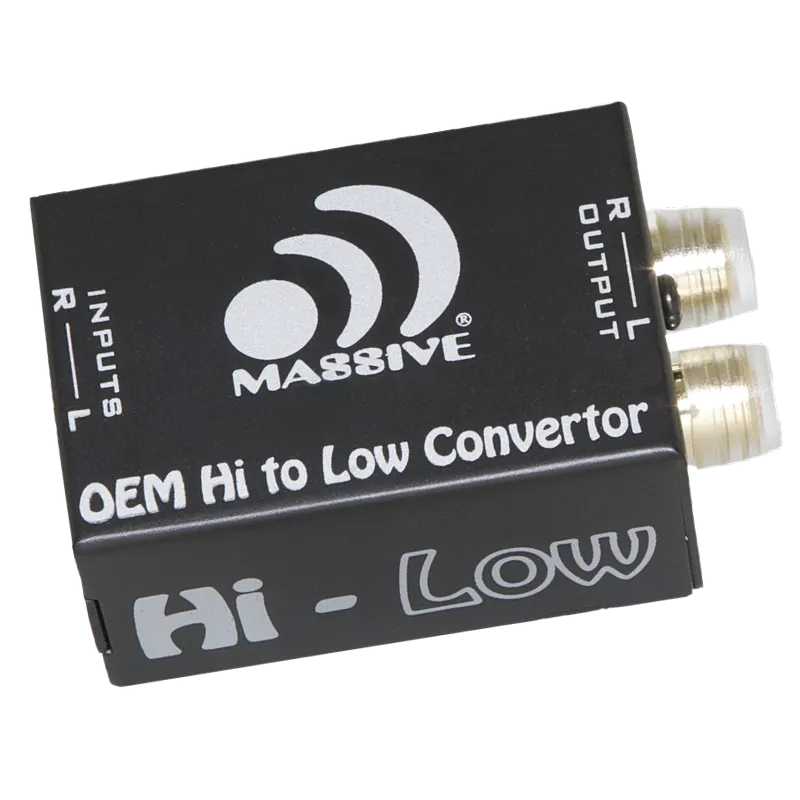 HI-LOW - 2 Channel Hi-Low to RCA Converter