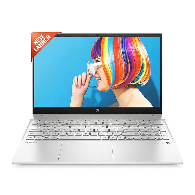 HP 15-EH2024AU [R5-5625U RYZEN/16GB DDR4/512GB SSD/NO DVD/WIN11 HOME MSO/15.6 INCH/INTEGRATED GRAPHICS/1 YEAR/SILVER]