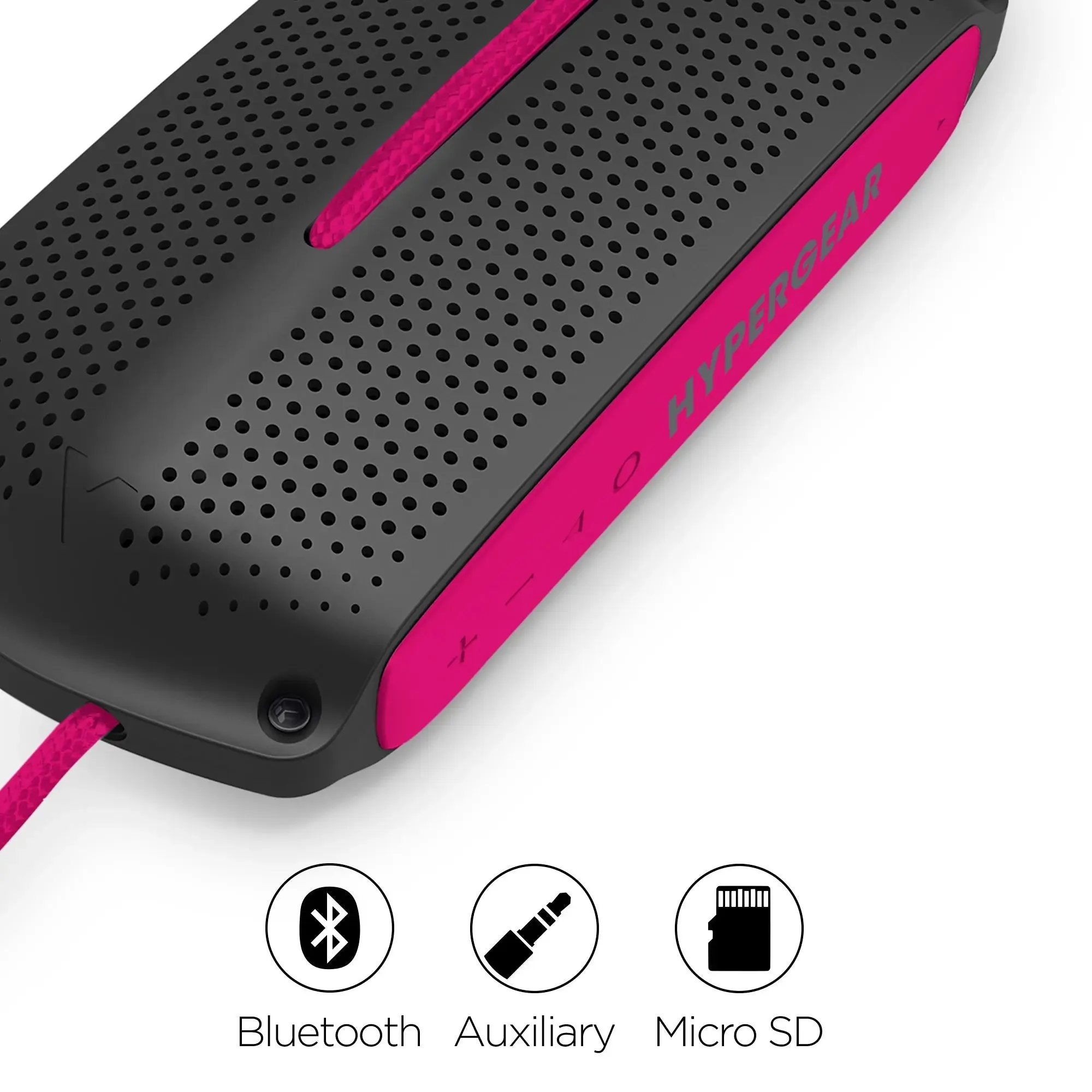 HyperGear Wave Water Resistant Wireless Speaker with Extended Battery -Water Resistant Speaker