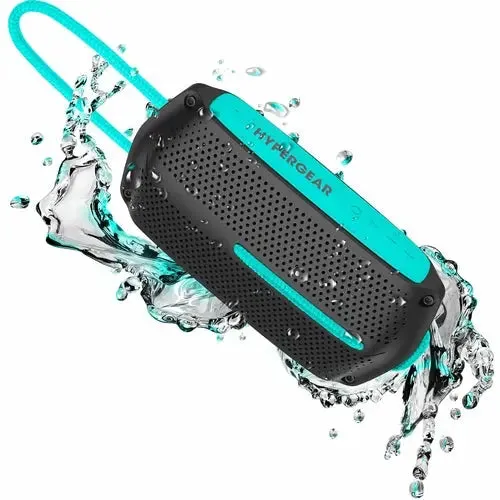 HyperGear Wave Water Resistant Wireless Speaker with Extended Battery -Water Resistant Speaker