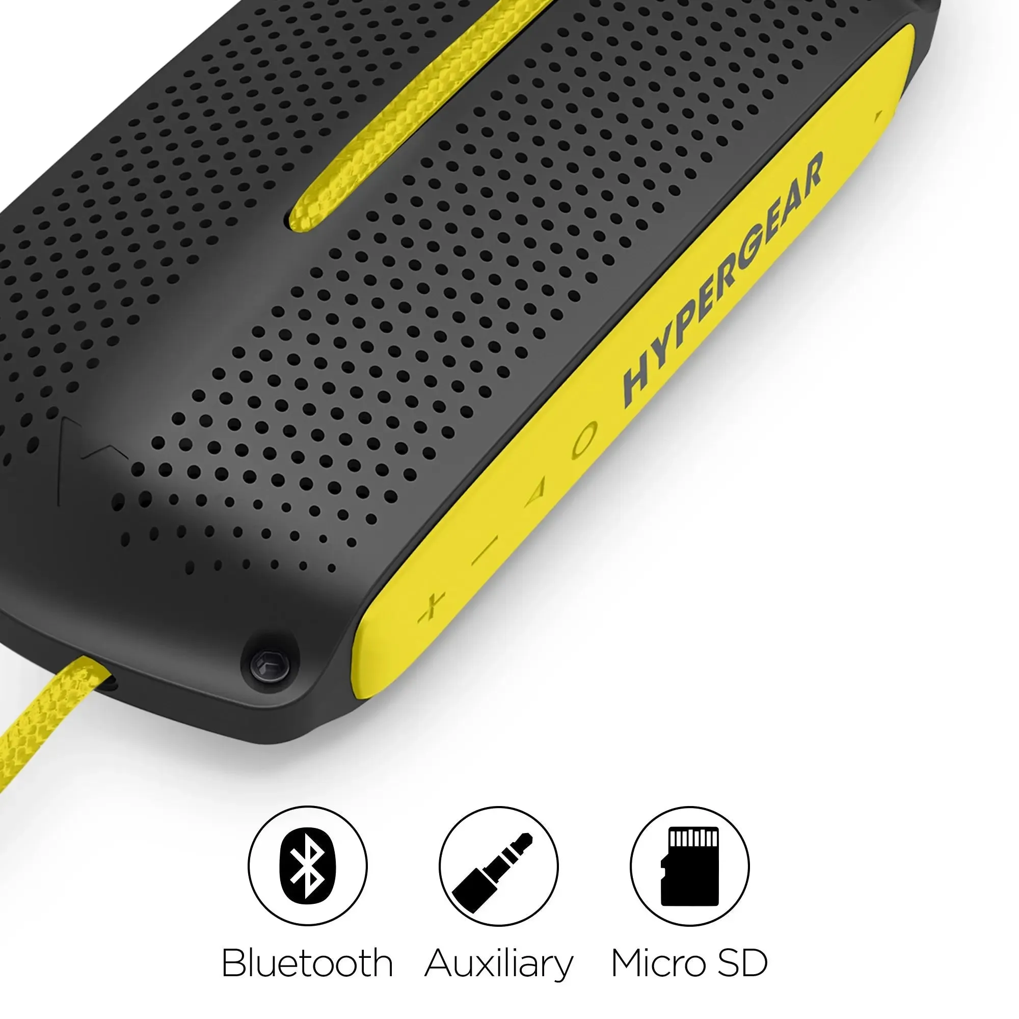 HyperGear Wave Water Resistant Wireless Speaker with Extended Battery -Water Resistant Speaker