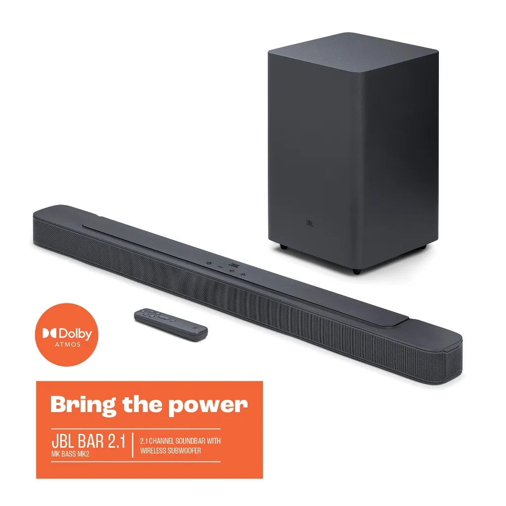 JBL Bar 2.1 DEEP BASS (MK2) 2.1 channel soundbar with wireless subwoofer