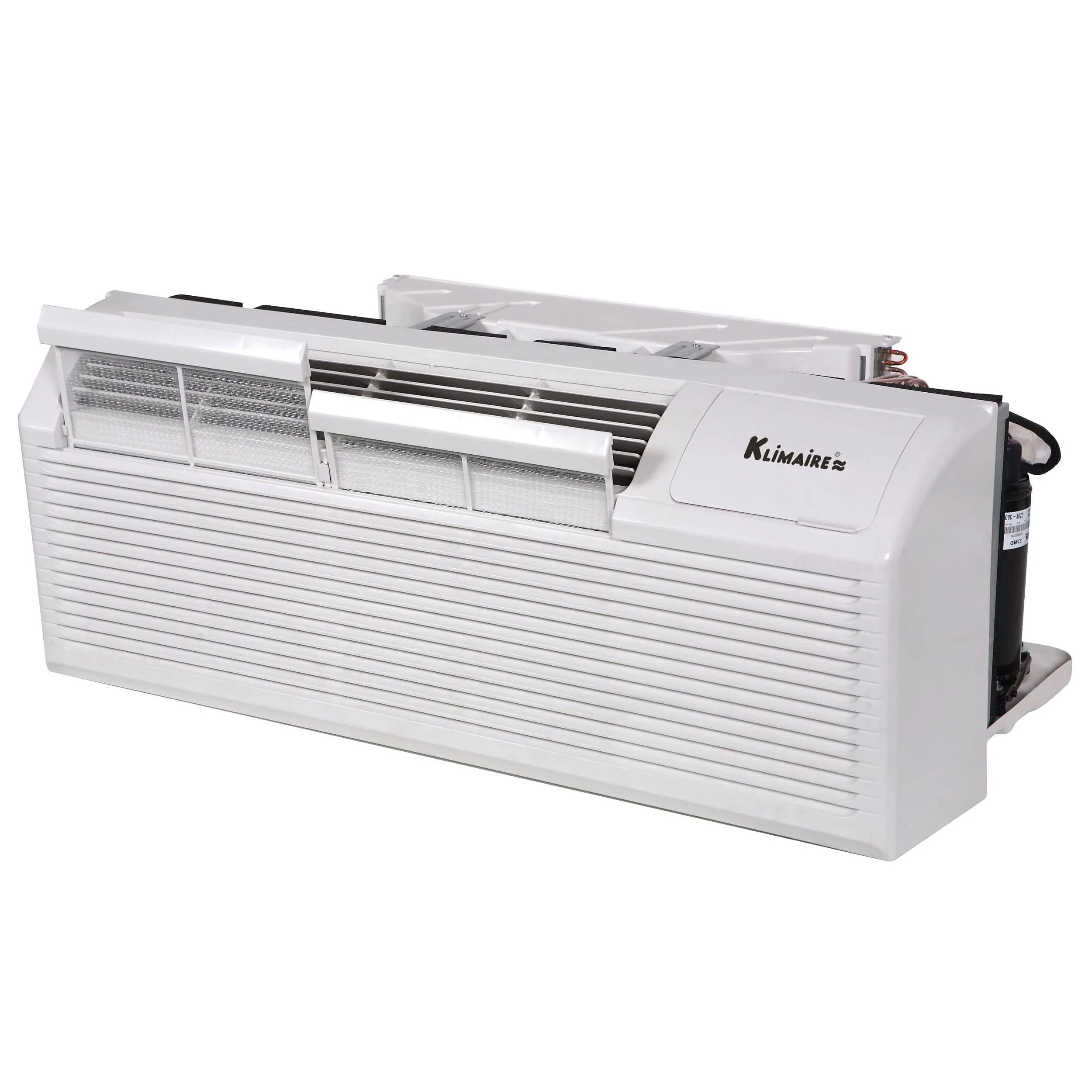 Klimaire PTAC 15,000 Btu Air Conditioner Heat Pump R-32 with 3.5kW Heater and Wi-Fi - 208-230V - 20A