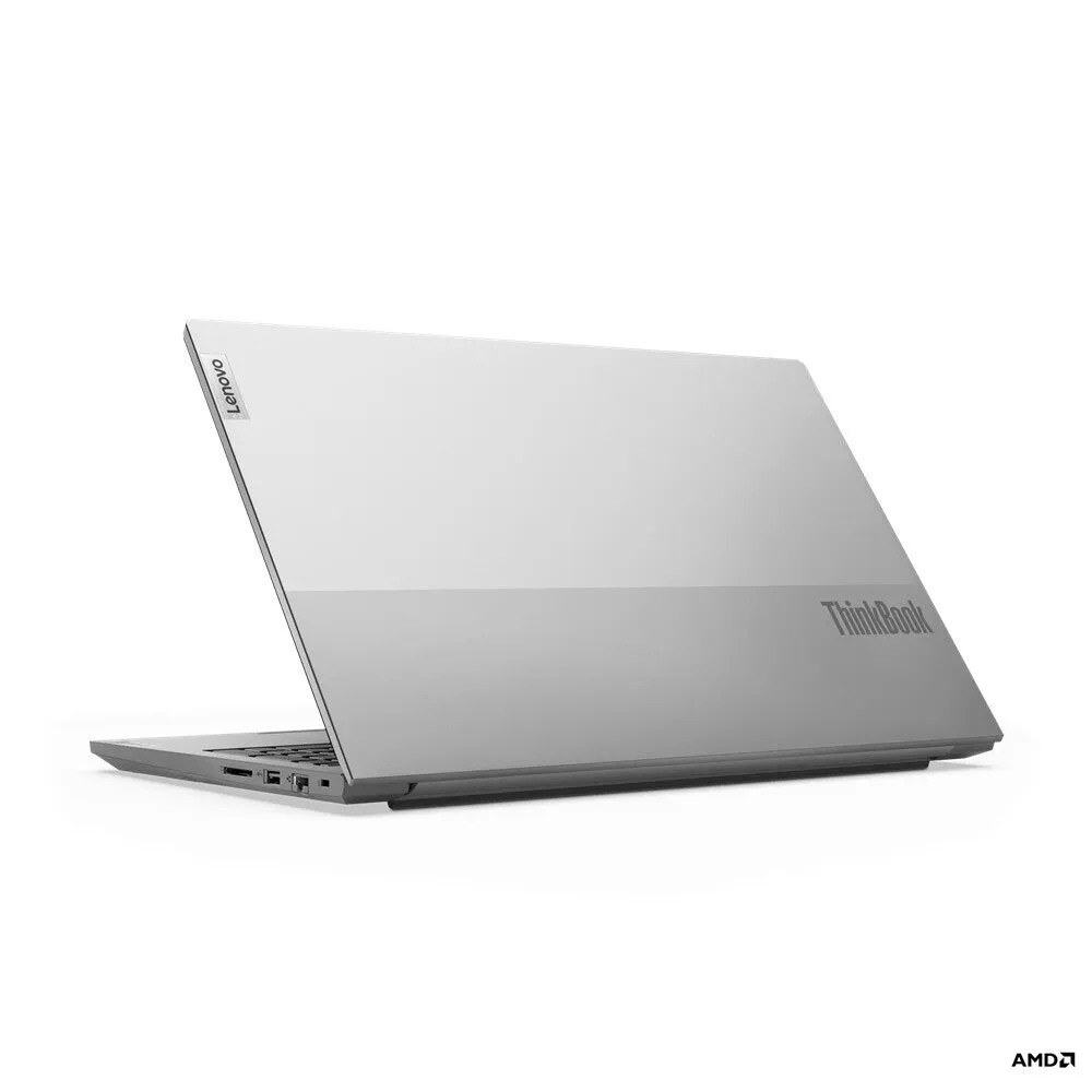 Lenovo ThinkBook 15 AMD Ryzen™ 5 5500U Laptop 39.6 cm (15.6") Full HD 8 GB DDR4-SDRAM 256 GB SSD Wi-Fi 6 (802.11ax) Windows 10 Pro Grey