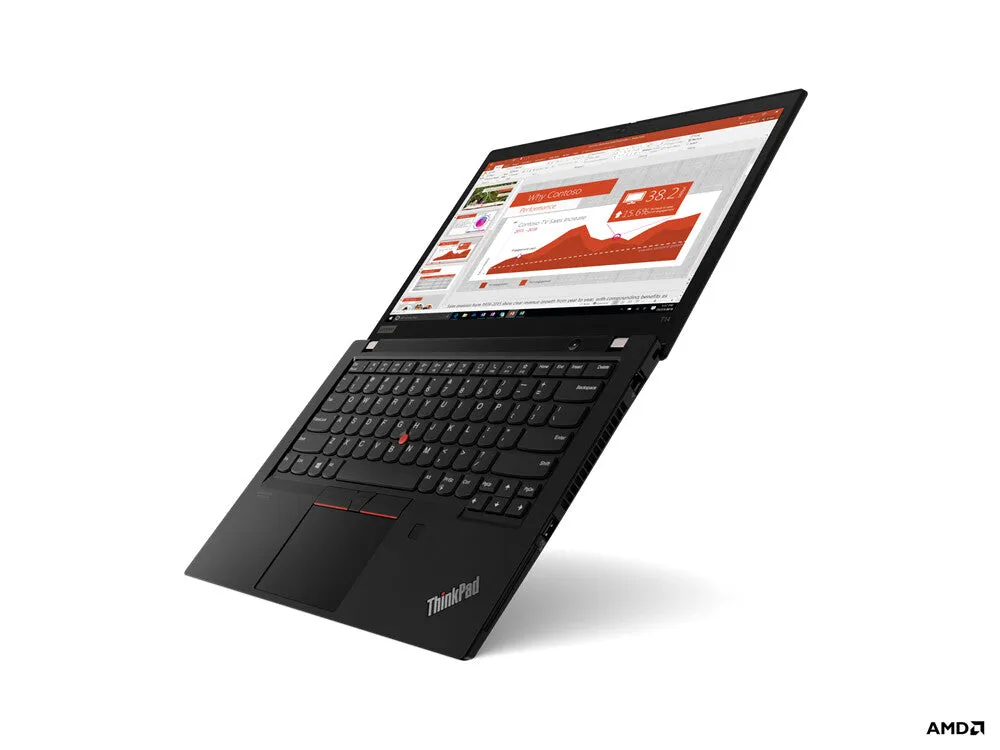 Lenovo ThinkPad T14 Gen 1 (AMD) AMD Ryzen™ 7 PRO 4750U Laptop 35.6 cm (14") Full HD 16 GB DDR4-SDRAM 512 GB SSD Wi-Fi 6 (802.11ax) Windows 10 Pro Black