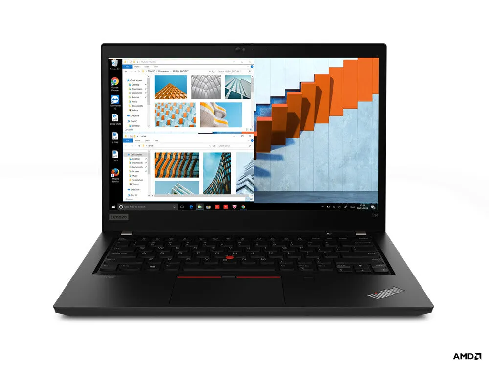 Lenovo ThinkPad T14 Gen 1 (AMD) AMD Ryzen™ 7 PRO 4750U Laptop 35.6 cm (14") Full HD 16 GB DDR4-SDRAM 512 GB SSD Wi-Fi 6 (802.11ax) Windows 10 Pro Black