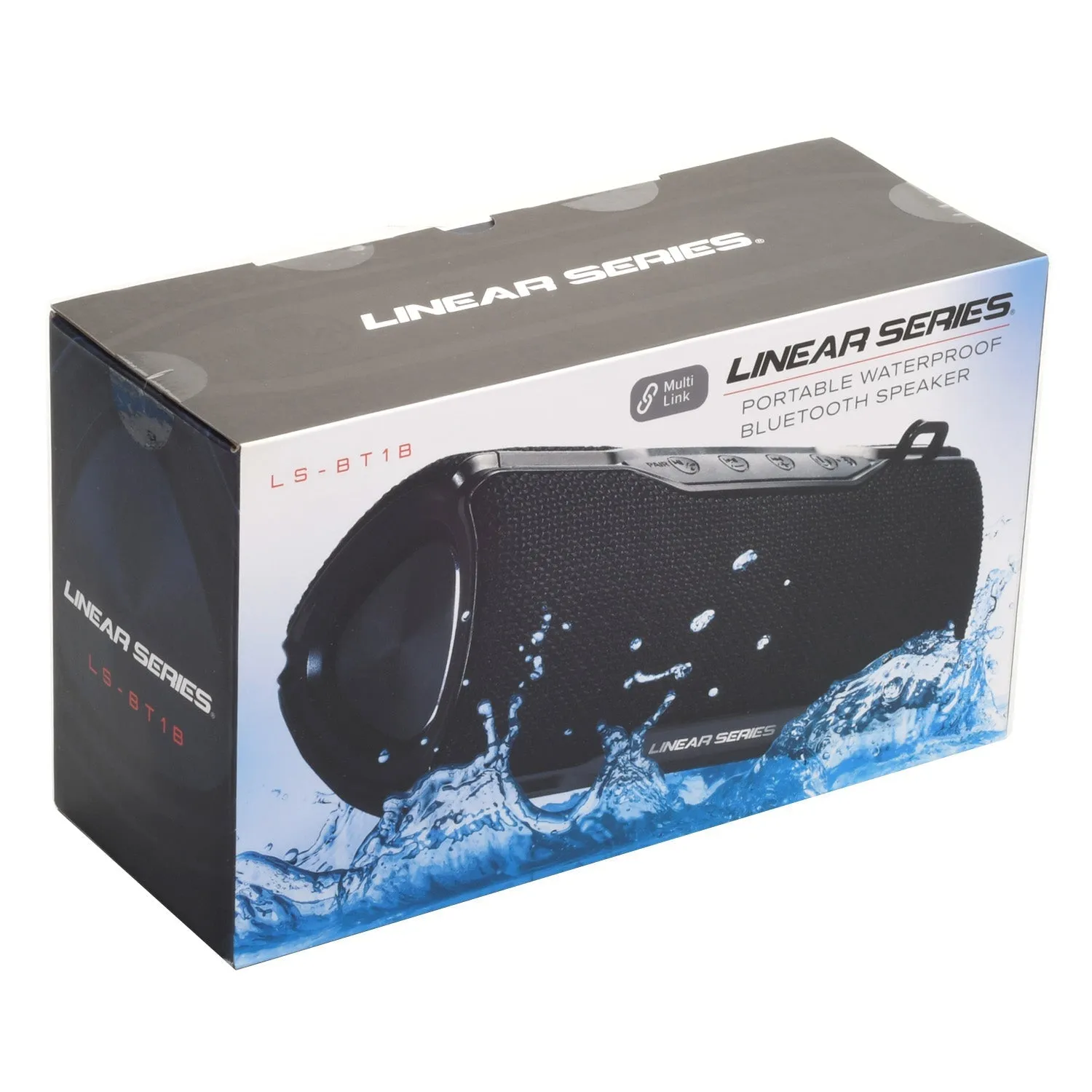 Linear Series LS-BT1B | Portable Waterproof Bluetooth Stereo Speaker