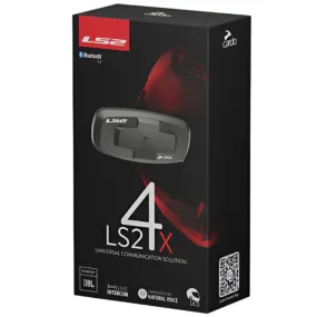 LS2 Intercom 4X UCS Bluetooth Communication System Black