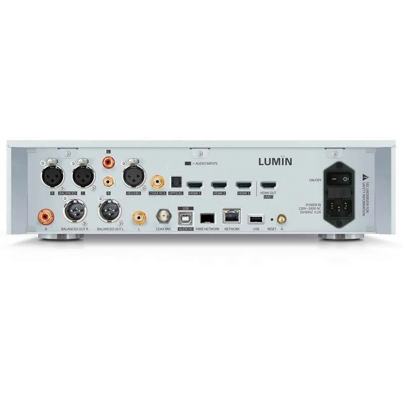 High-Performance LUMIN P1 Streaming Pre-Amplifier with Advanced Connectivity Features