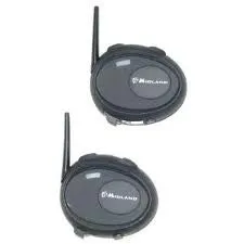 Midland BT City Comms Twin Pack (Pre-Paired) Bluetooth Intercom System - SPECIAL