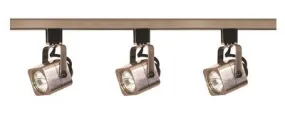 Nuvo 3-Light Track Fixture Square Brushed Nickel 48 X 3-3/4 Inch  Uses (3) 50-Watt Gu10 Base Lamps