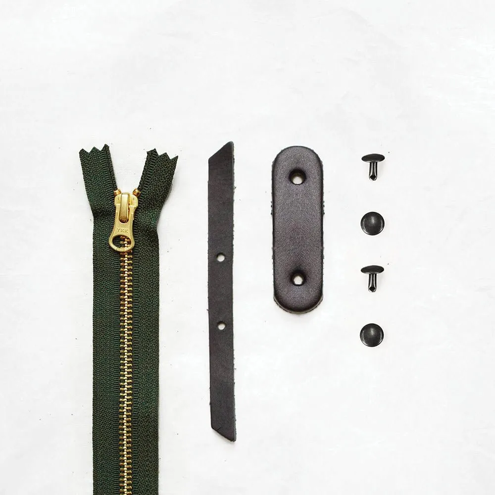 Portsmith - Black Zipper Closure Kit