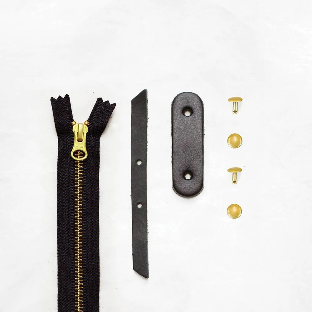 Portsmith - Black Zipper Closure Kit