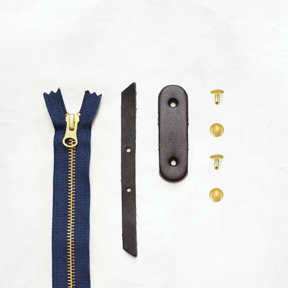 Portsmith - Black Zipper Closure Kit