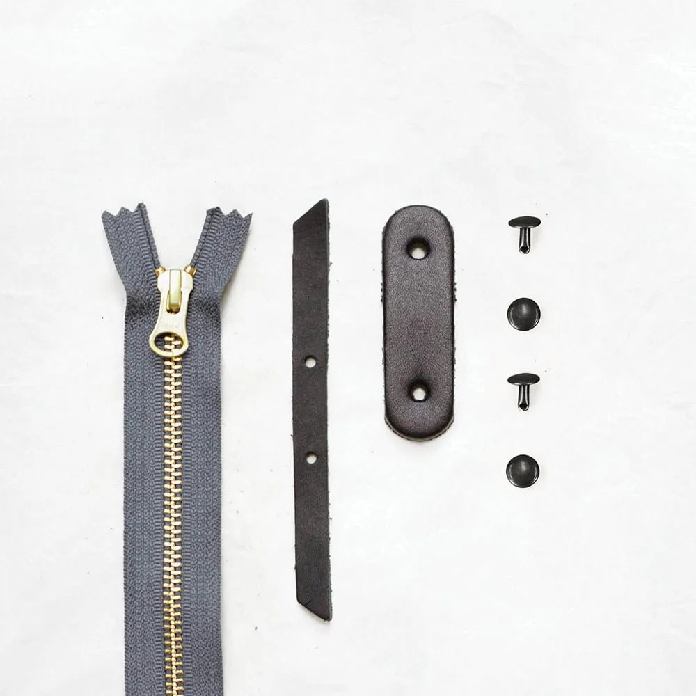 Portsmith - Black Zipper Closure Kit