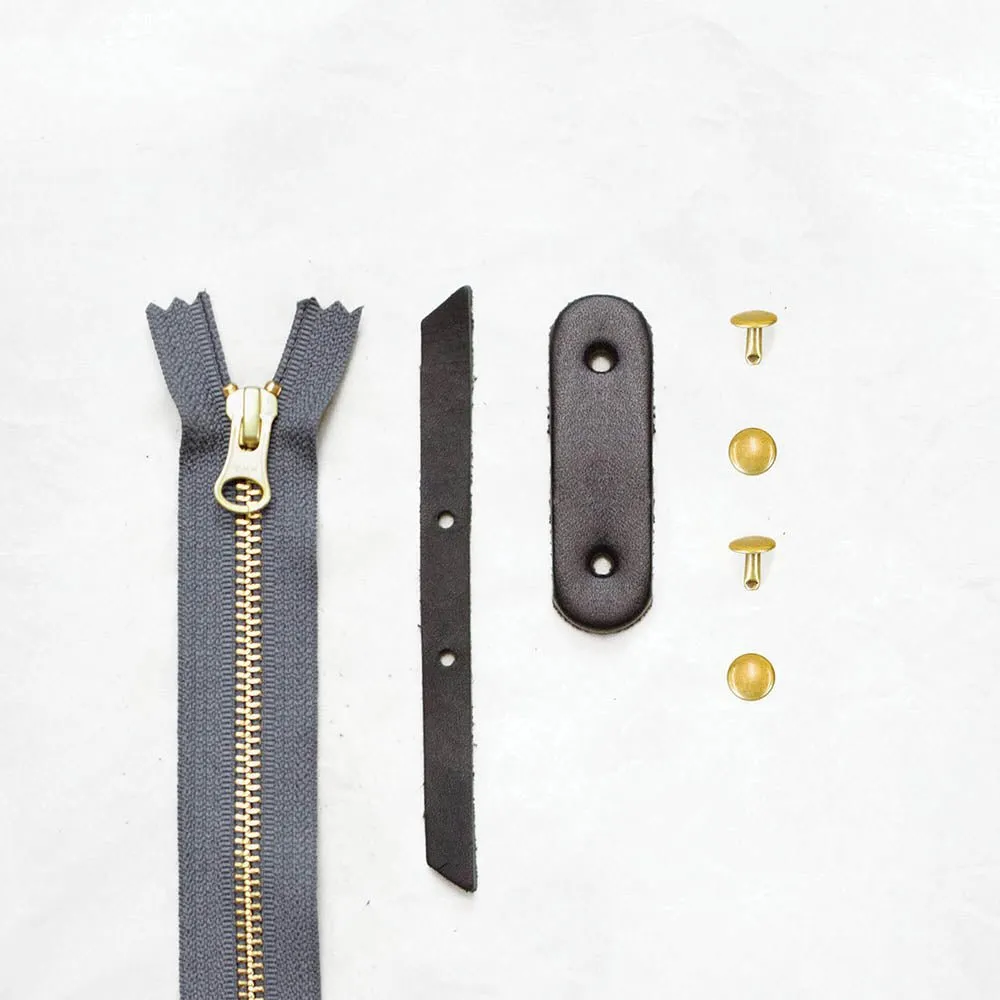 Portsmith - Black Zipper Closure Kit