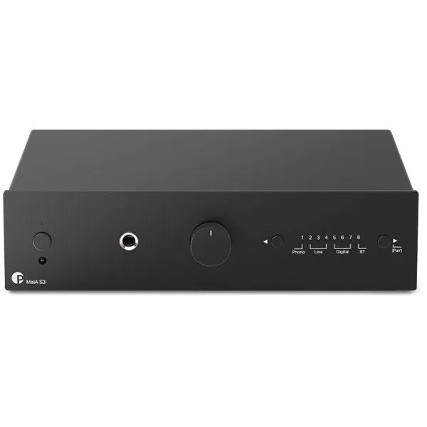 Pro-Ject MaiA S3 Compact - Versatile Audiophile Integrated Amplifier Black