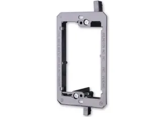 PVC Low Voltage Wall plate Mounting Brackets- Single