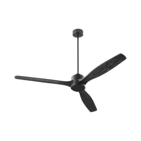 RENI 65" 3 BLADE CEILING FAN- MATTE BLACK