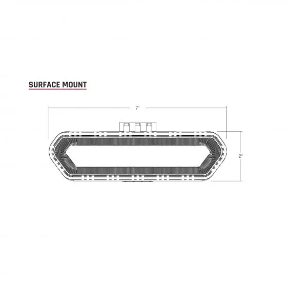 Rigid Chase Rear Facing LED Lights