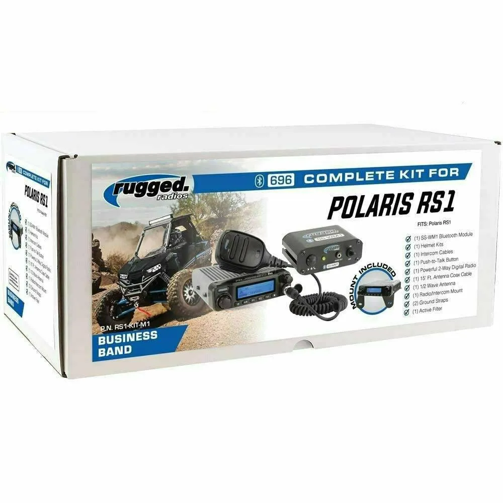 Rugged Radios Polaris RZR RS1 Complete UTV Communication Kit